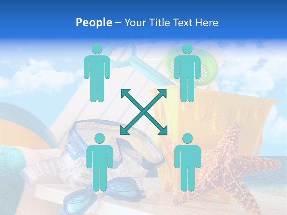 Vacation Pail Water PowerPoint Template