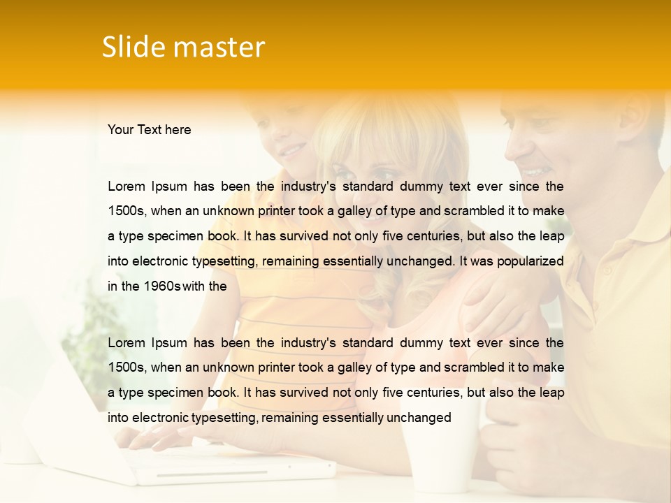 Dad Father Web PowerPoint Template