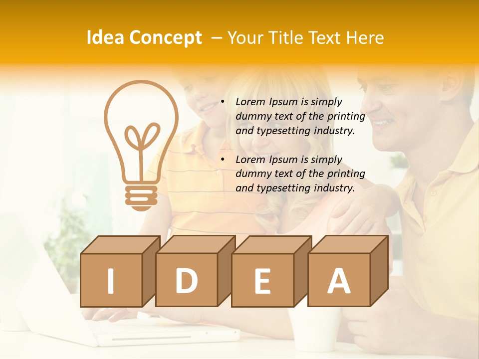 Dad Father Web PowerPoint Template