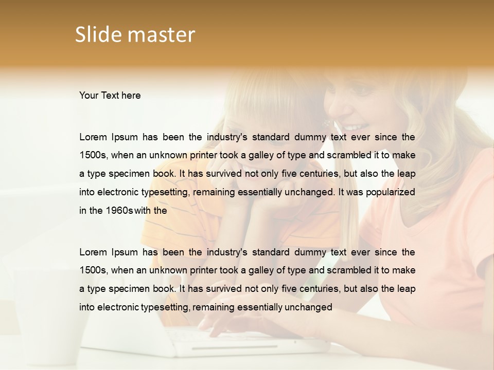 Parent Generation Childhood PowerPoint Template