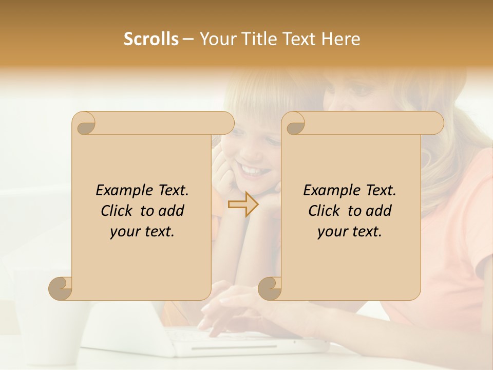 Parent Generation Childhood PowerPoint Template