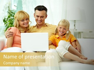 Adult Togetherness Technology PowerPoint Template