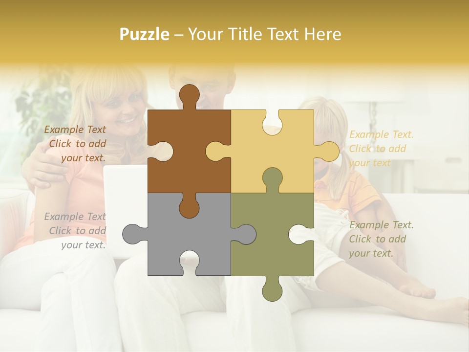 Adult Togetherness Technology PowerPoint Template