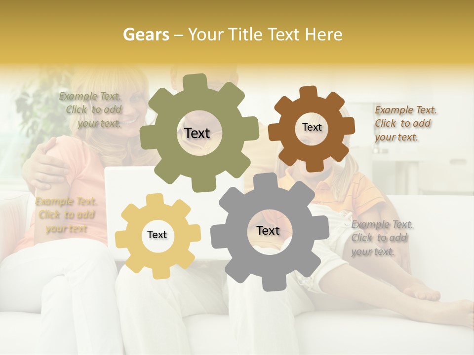 Adult Togetherness Technology PowerPoint Template