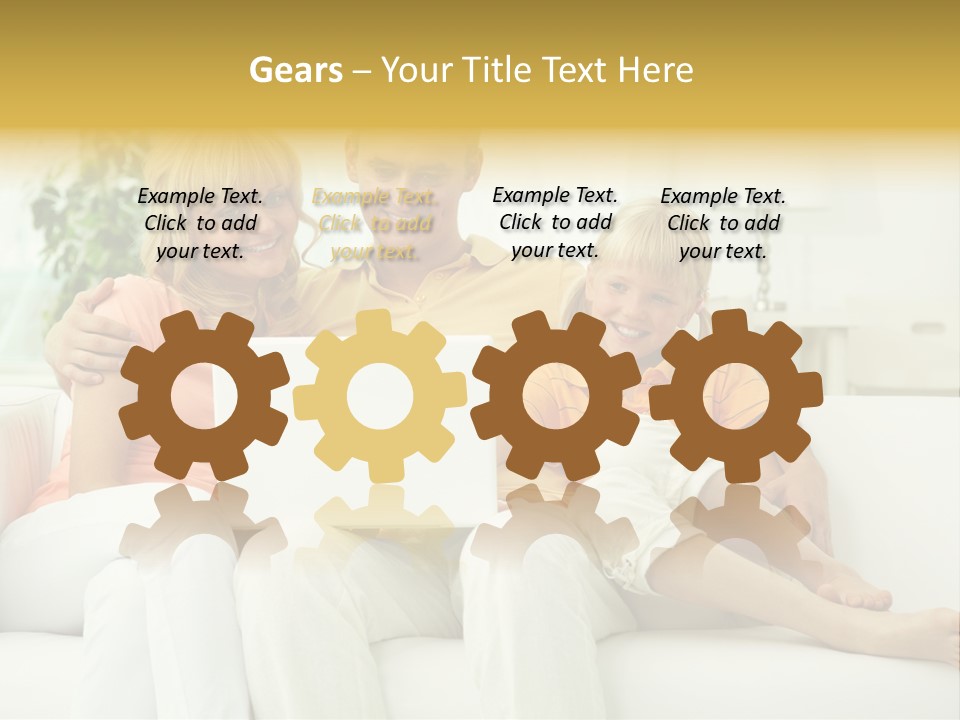 Adult Togetherness Technology PowerPoint Template