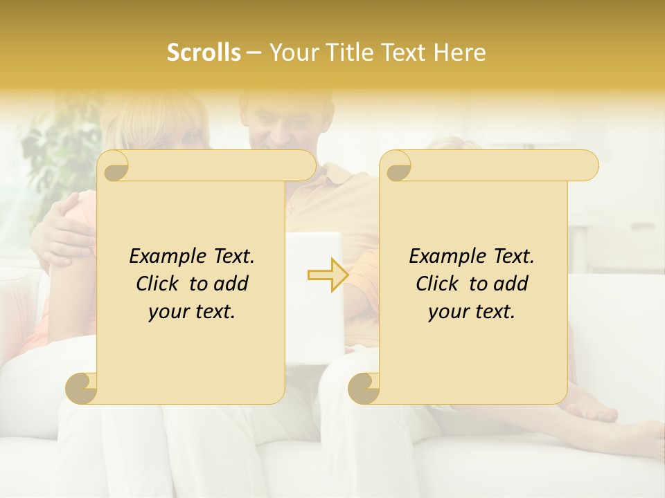 Adult Togetherness Technology PowerPoint Template