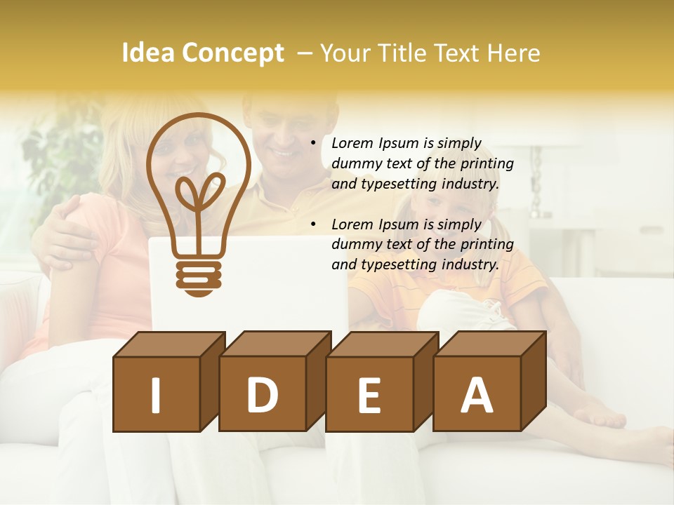 Adult Togetherness Technology PowerPoint Template