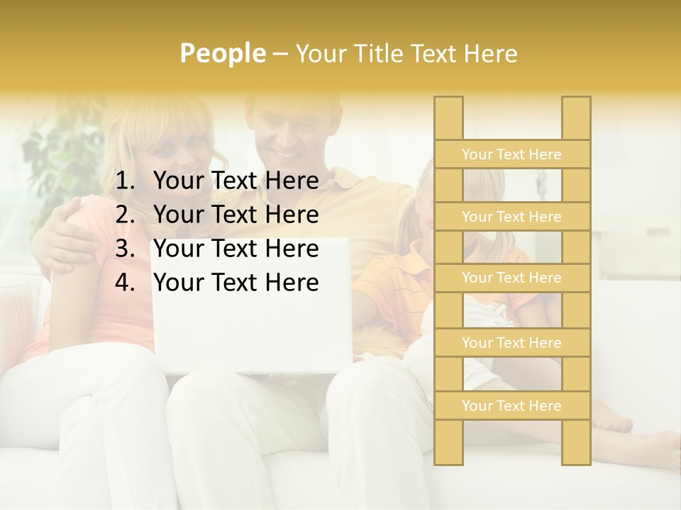 Adult Togetherness Technology PowerPoint Template
