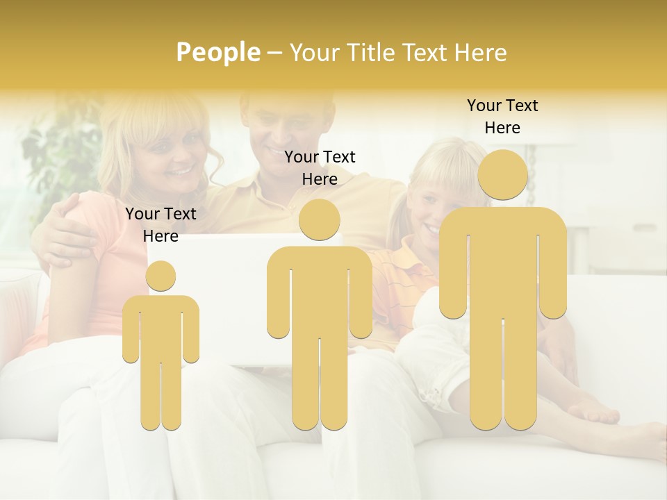 Adult Togetherness Technology PowerPoint Template