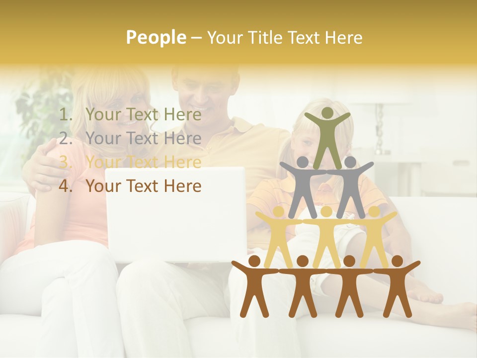 Adult Togetherness Technology PowerPoint Template