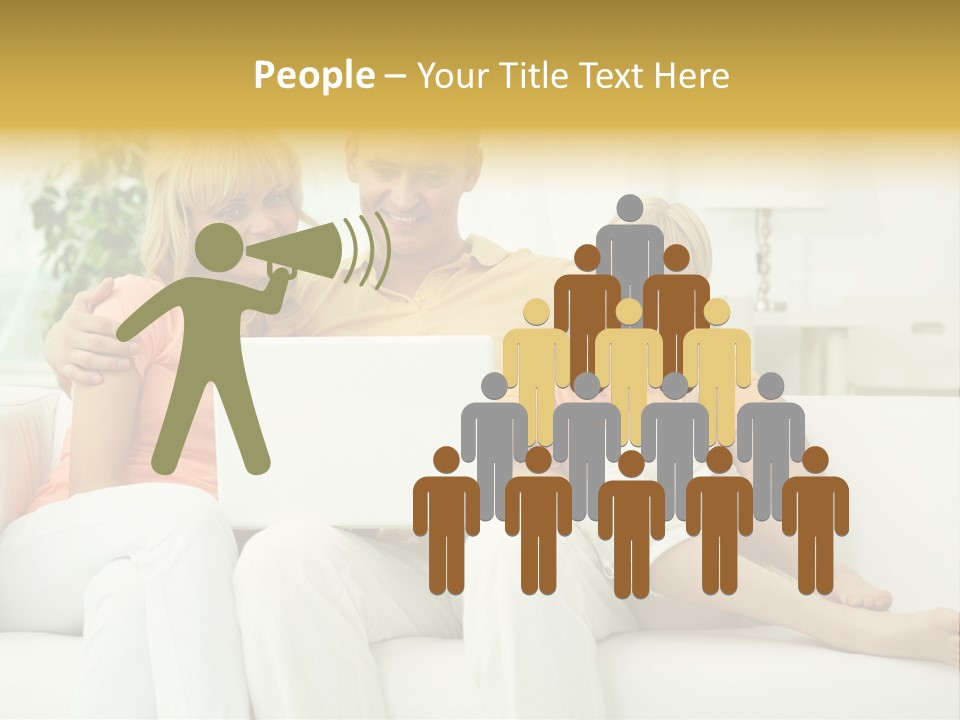 Adult Togetherness Technology PowerPoint Template