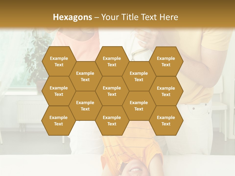 Portrait Indoor Girl PowerPoint Template