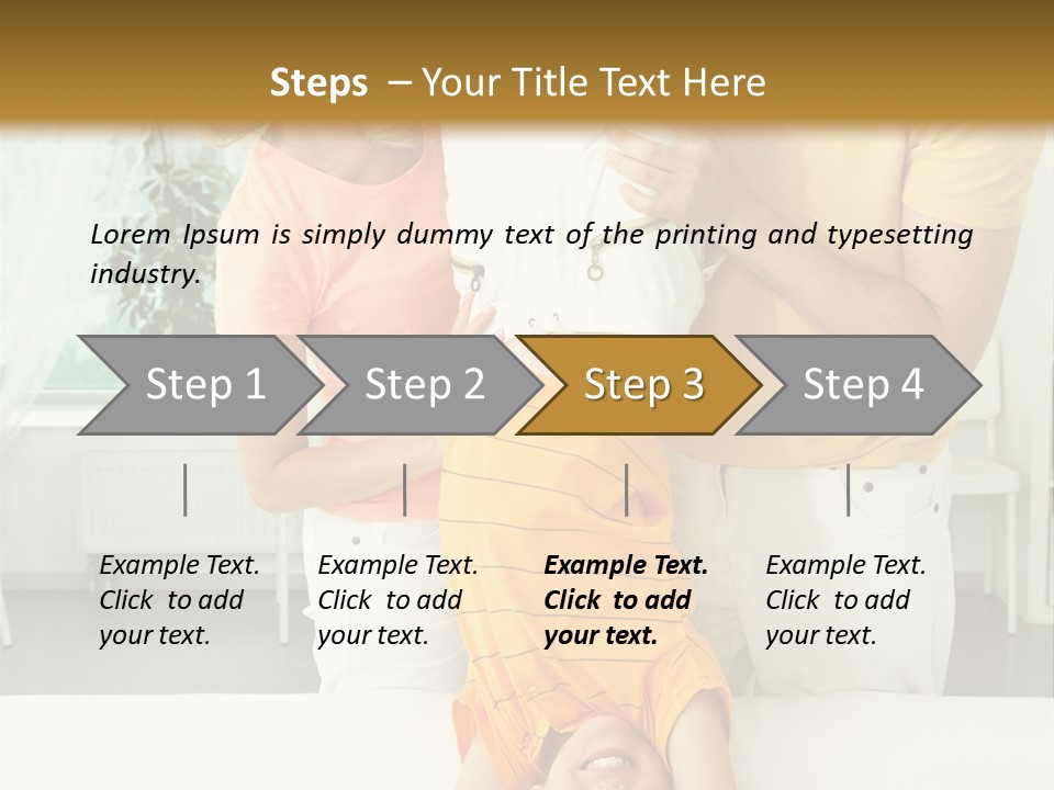Portrait Indoor Girl PowerPoint Template
