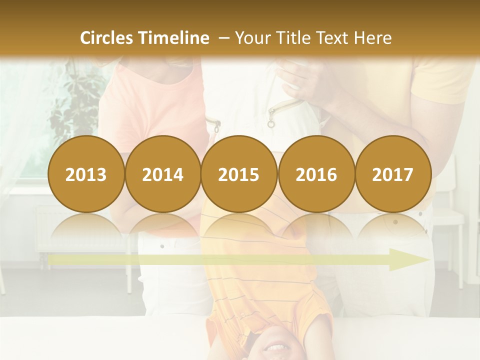 Portrait Indoor Girl PowerPoint Template