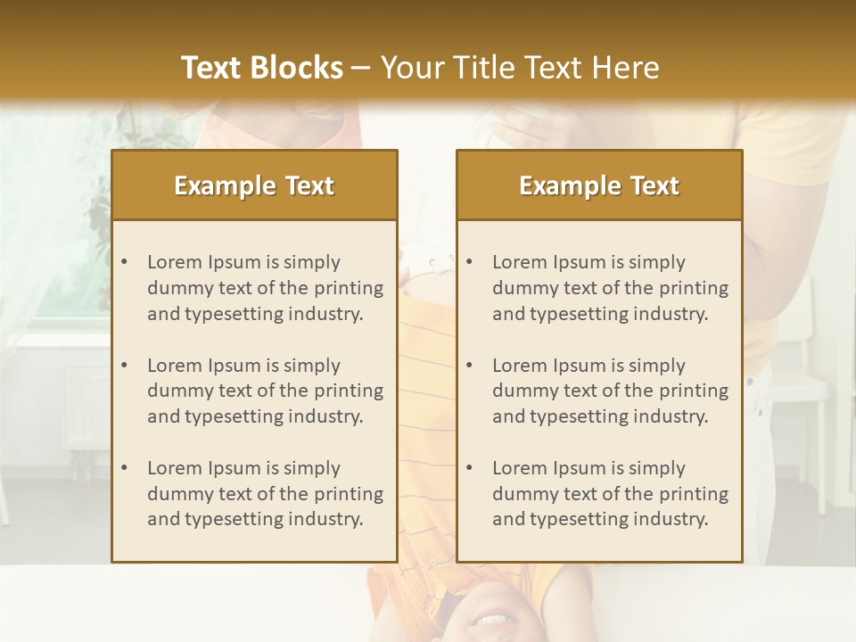 Portrait Indoor Girl PowerPoint Template