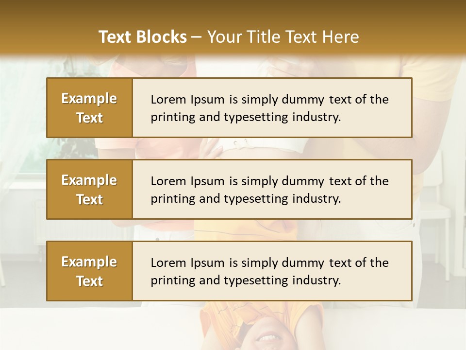 Portrait Indoor Girl PowerPoint Template