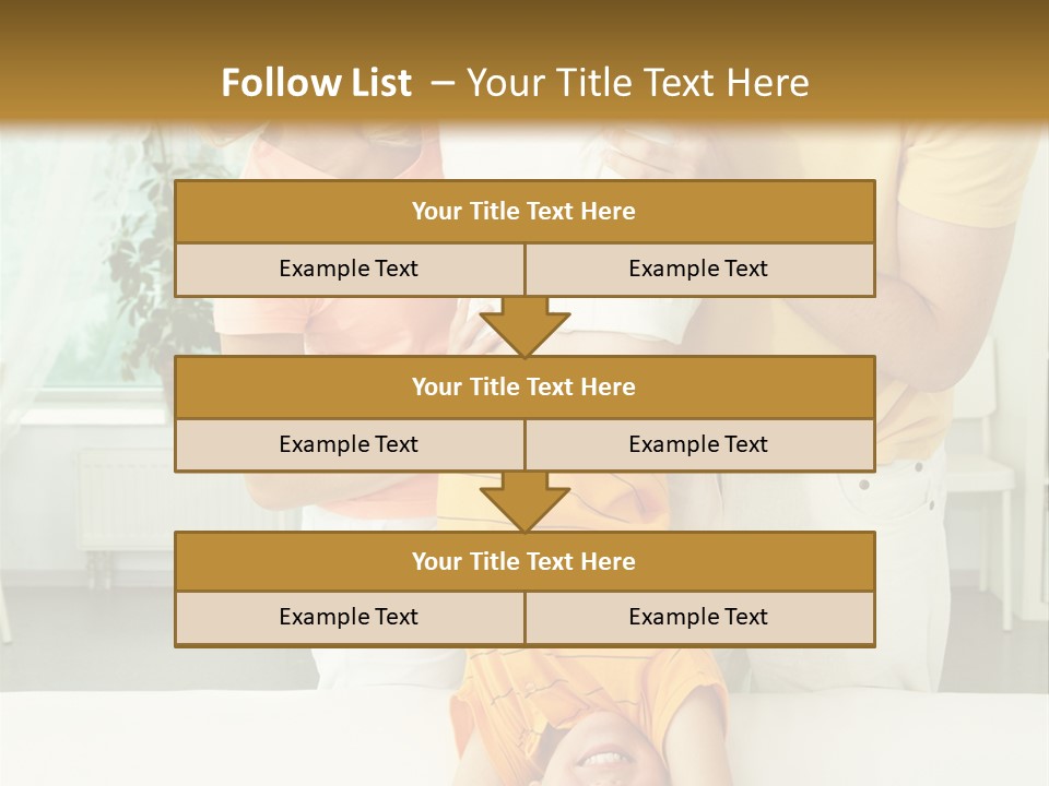 Portrait Indoor Girl PowerPoint Template