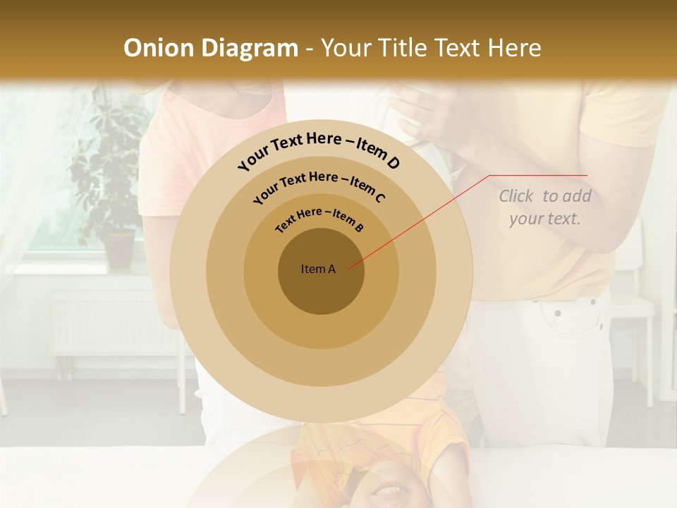 Portrait Indoor Girl PowerPoint Template