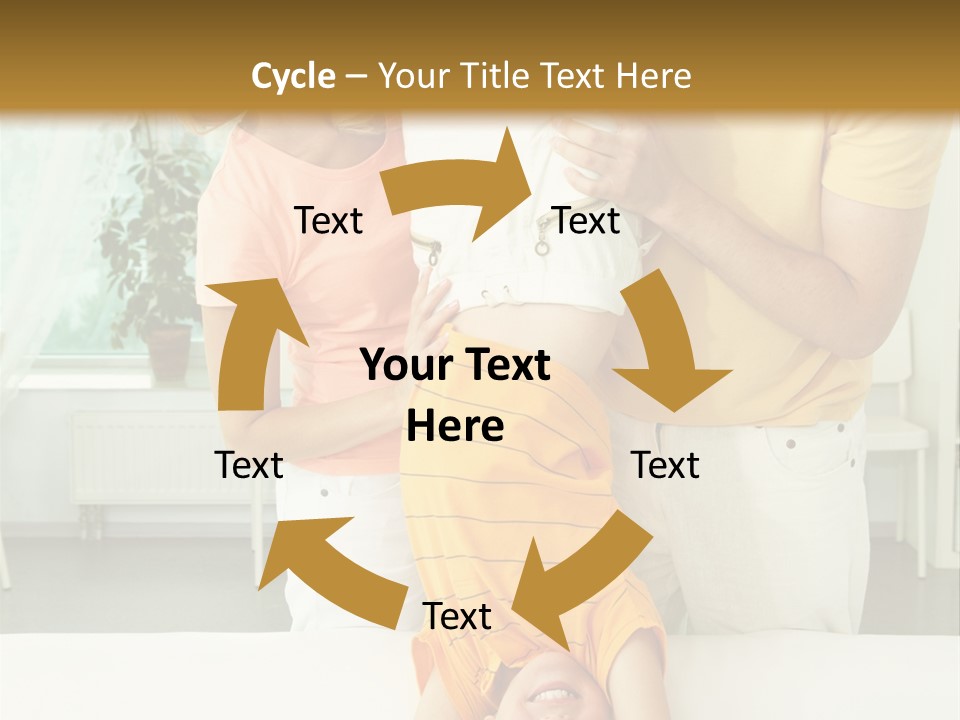 Portrait Indoor Girl PowerPoint Template