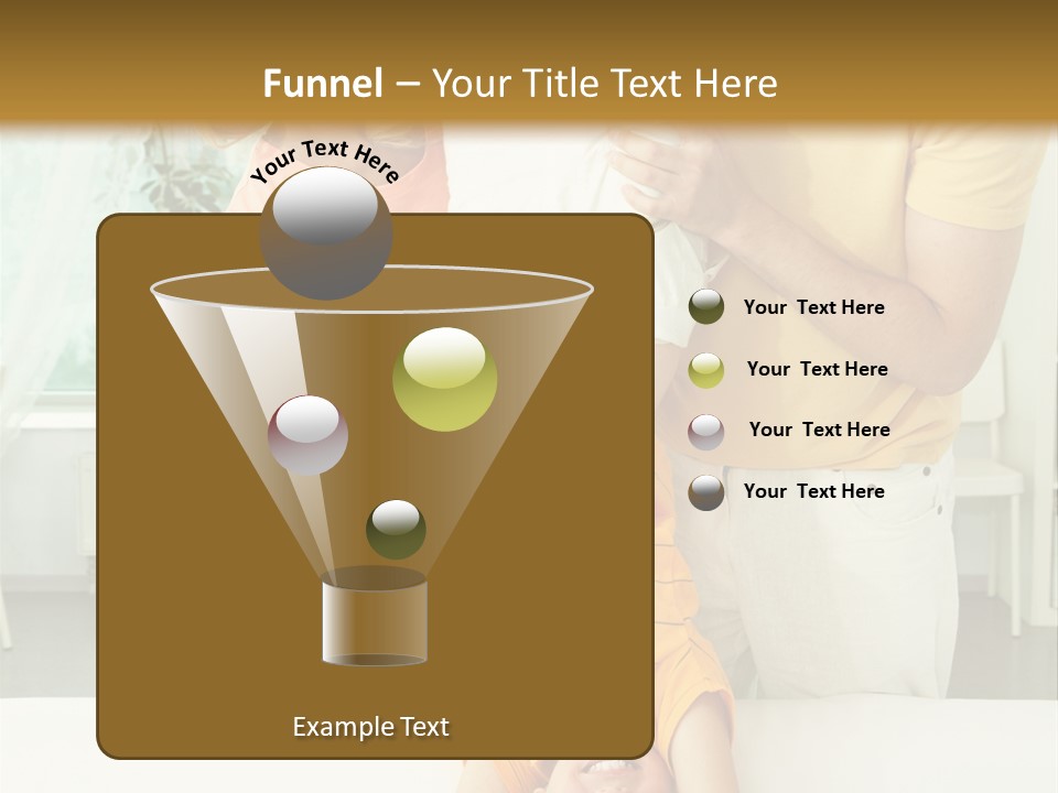 Portrait Indoor Girl PowerPoint Template