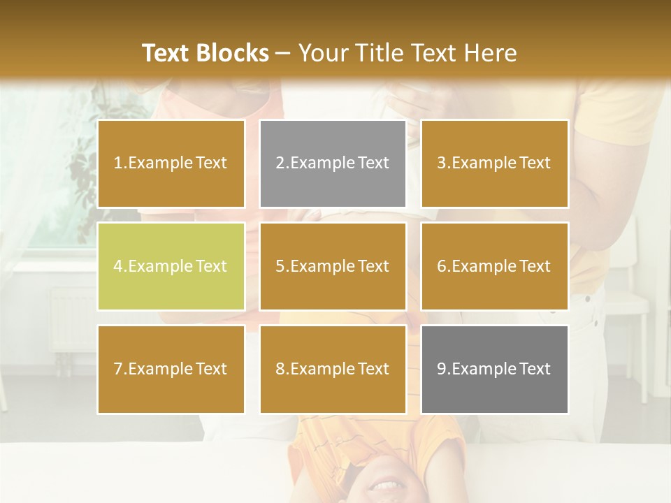 Portrait Indoor Girl PowerPoint Template