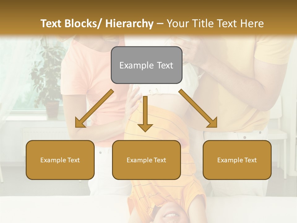 Portrait Indoor Girl PowerPoint Template