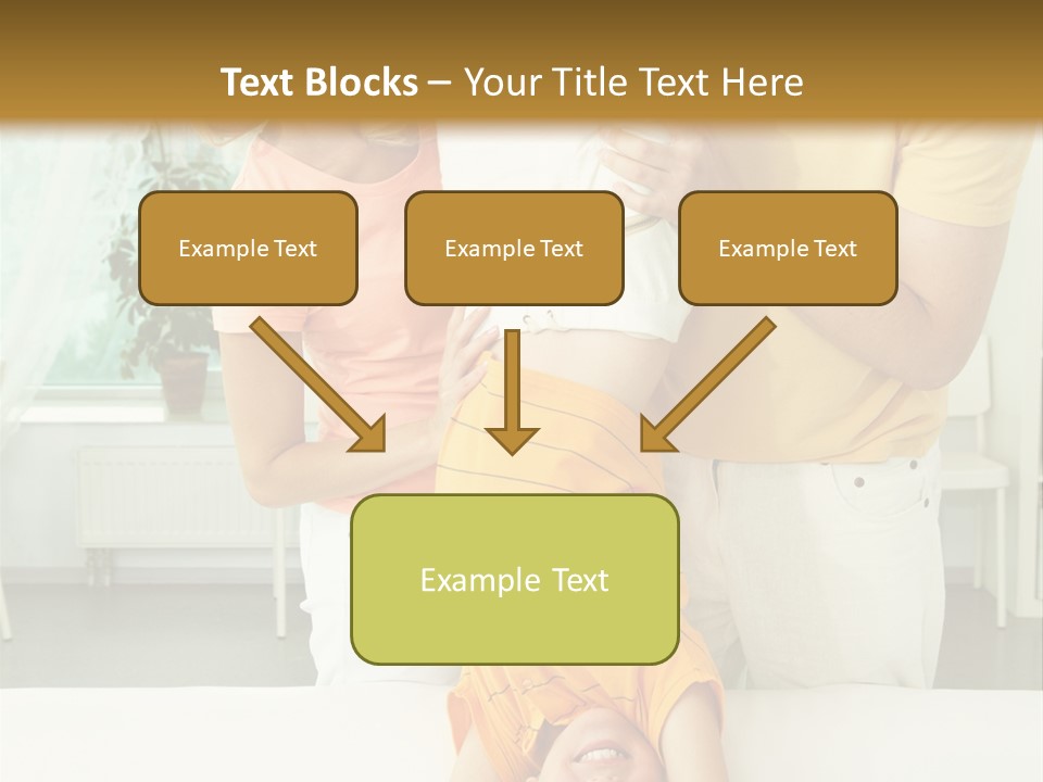 Portrait Indoor Girl PowerPoint Template