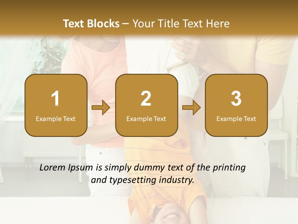 Portrait Indoor Girl PowerPoint Template