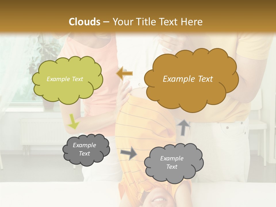 Portrait Indoor Girl PowerPoint Template