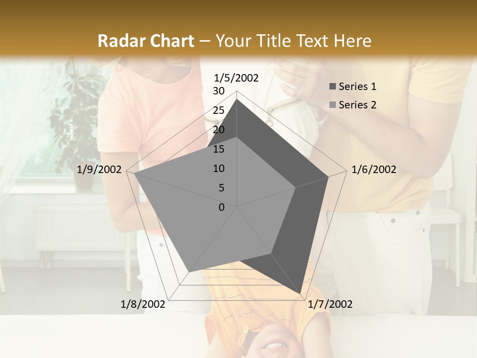 Portrait Indoor Girl PowerPoint Template