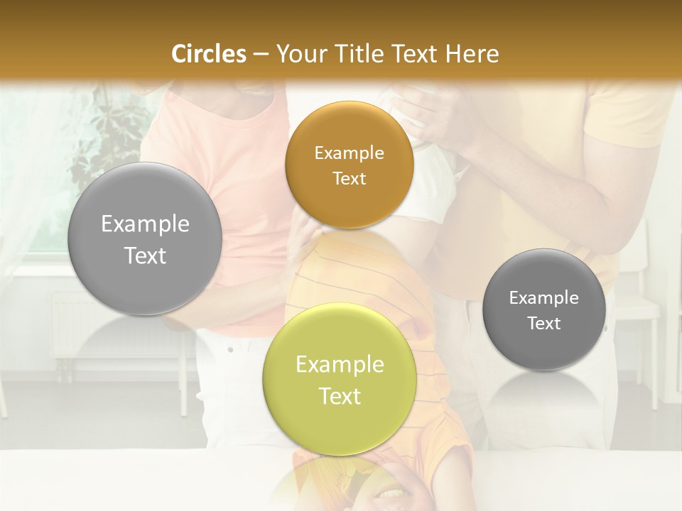 Portrait Indoor Girl PowerPoint Template