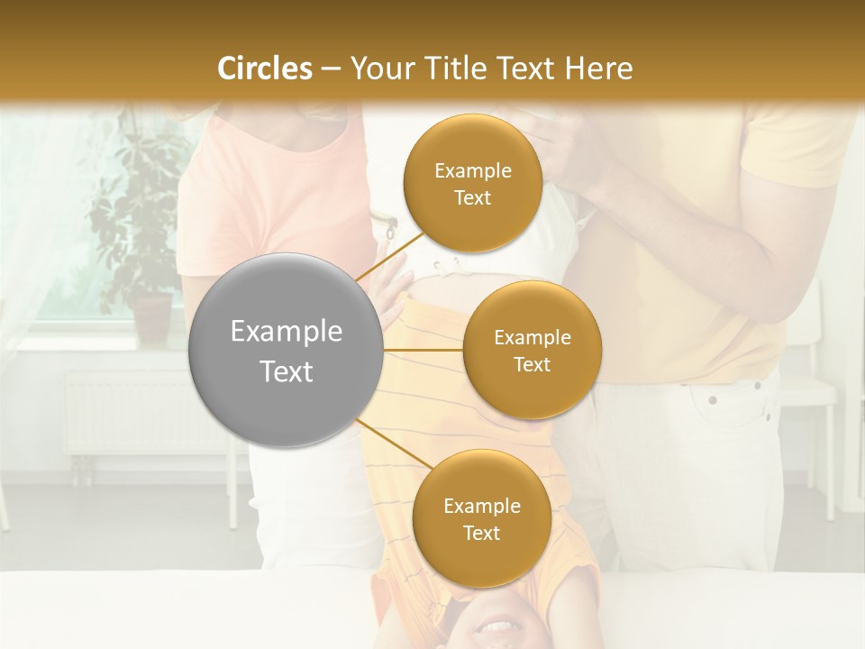 Portrait Indoor Girl PowerPoint Template