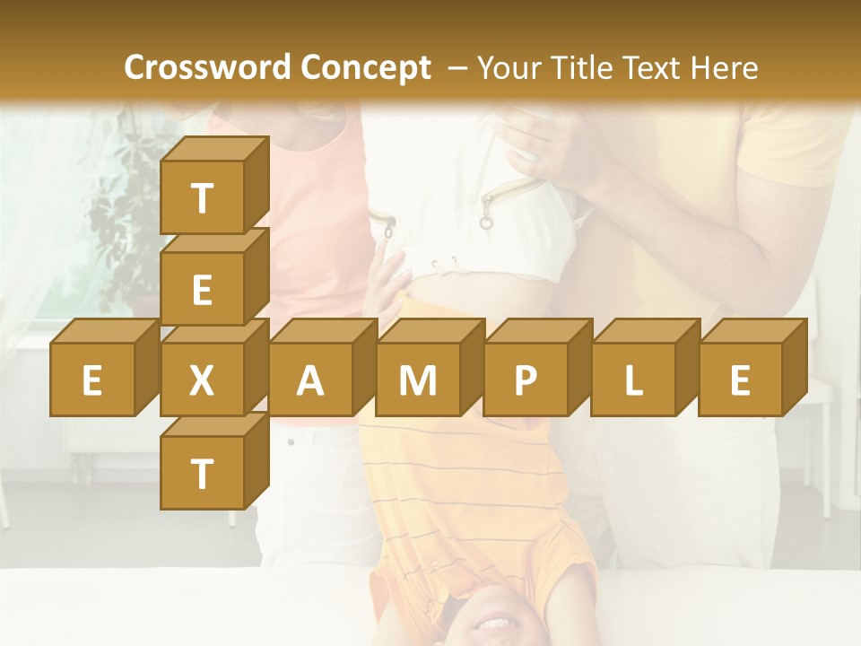 Portrait Indoor Girl PowerPoint Template