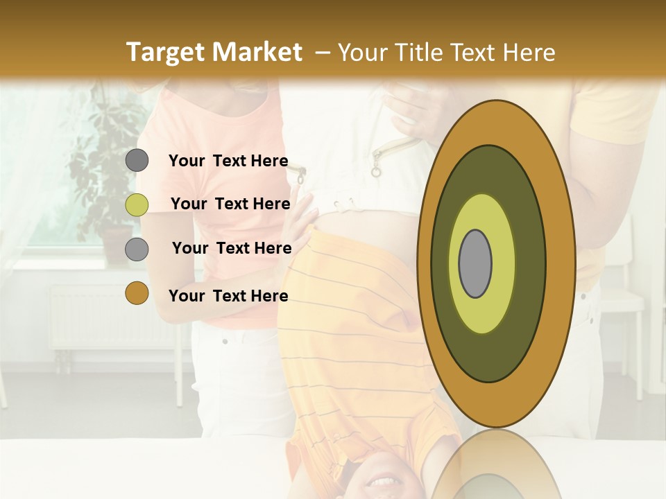 Portrait Indoor Girl PowerPoint Template