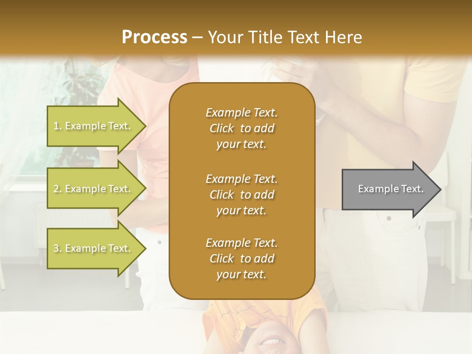 Portrait Indoor Girl PowerPoint Template