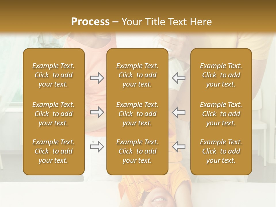 Portrait Indoor Girl PowerPoint Template