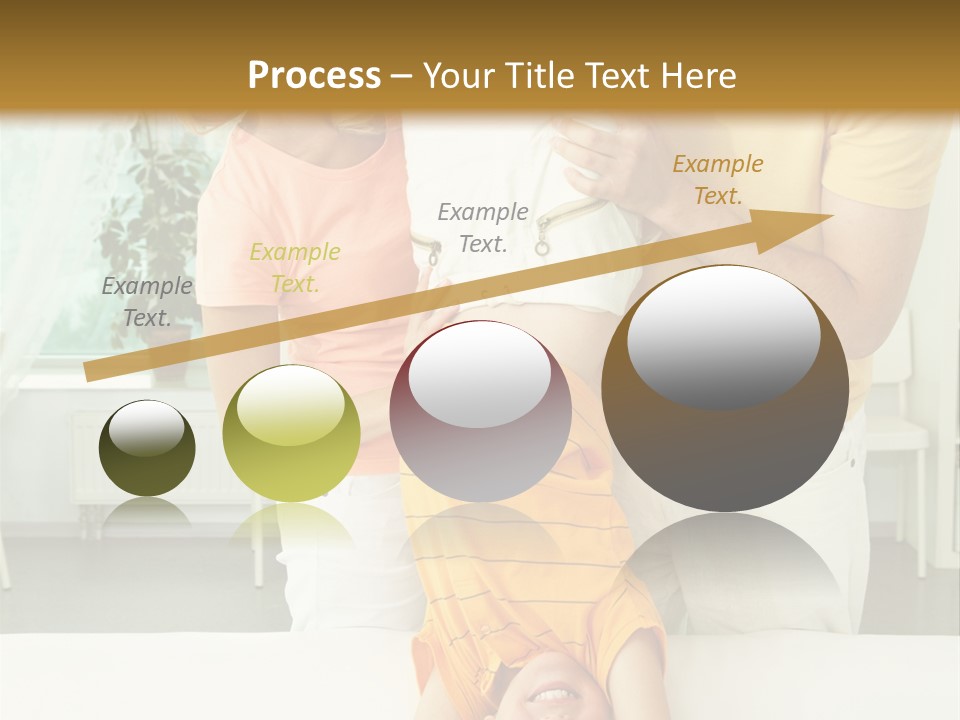 Portrait Indoor Girl PowerPoint Template