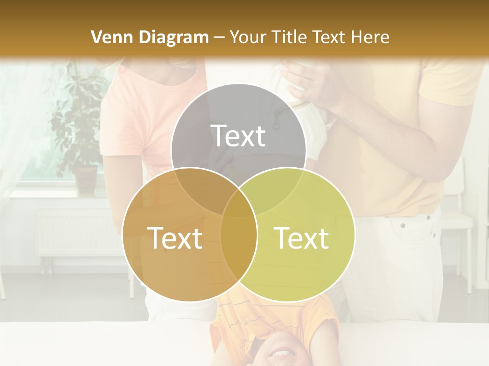 Portrait Indoor Girl PowerPoint Template