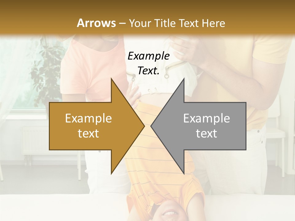 Portrait Indoor Girl PowerPoint Template