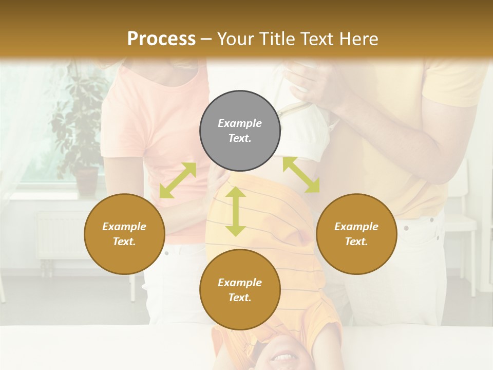 Portrait Indoor Girl PowerPoint Template