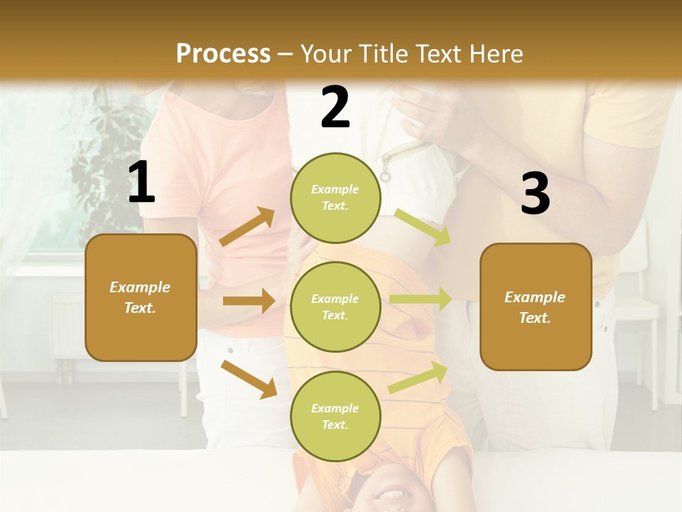 Portrait Indoor Girl PowerPoint Template