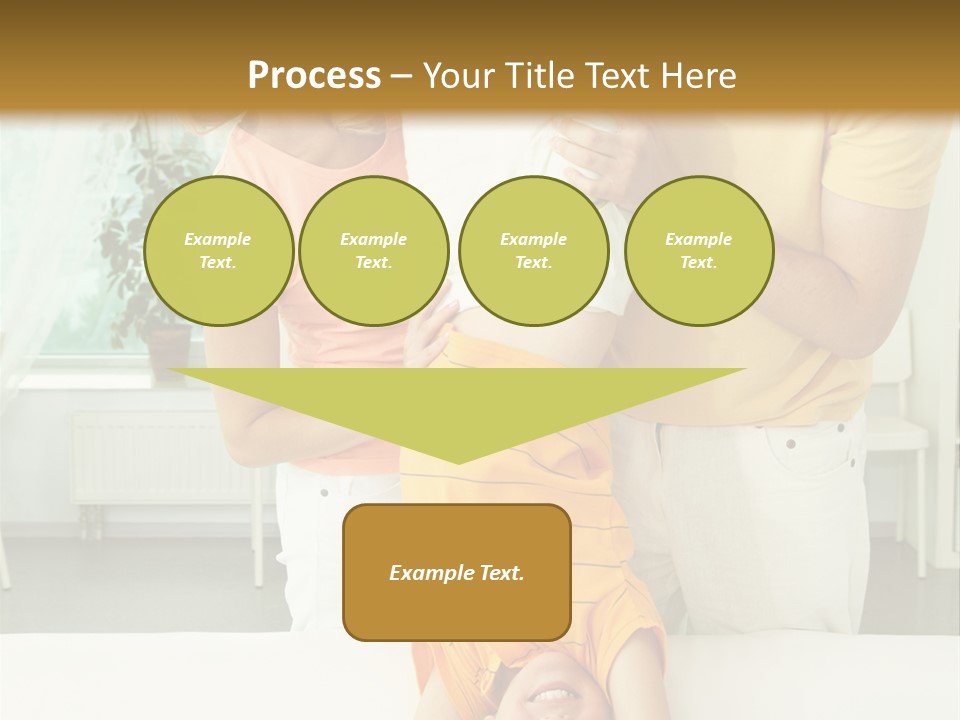 Portrait Indoor Girl PowerPoint Template