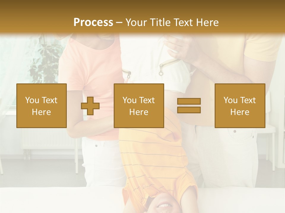 Portrait Indoor Girl PowerPoint Template