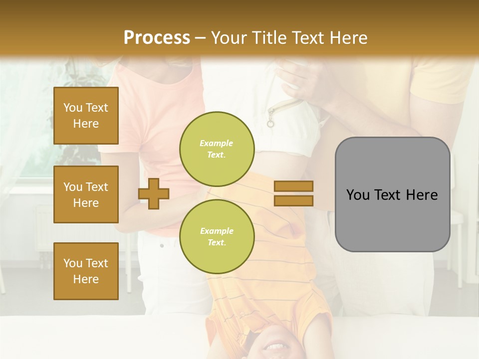 Portrait Indoor Girl PowerPoint Template