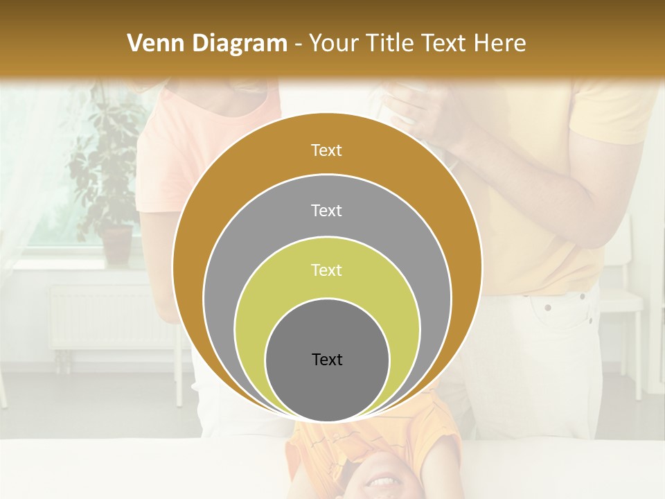 Portrait Indoor Girl PowerPoint Template