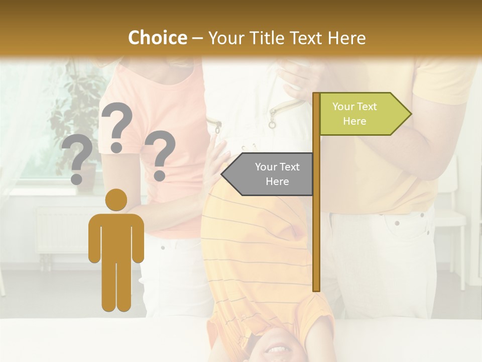 Portrait Indoor Girl PowerPoint Template