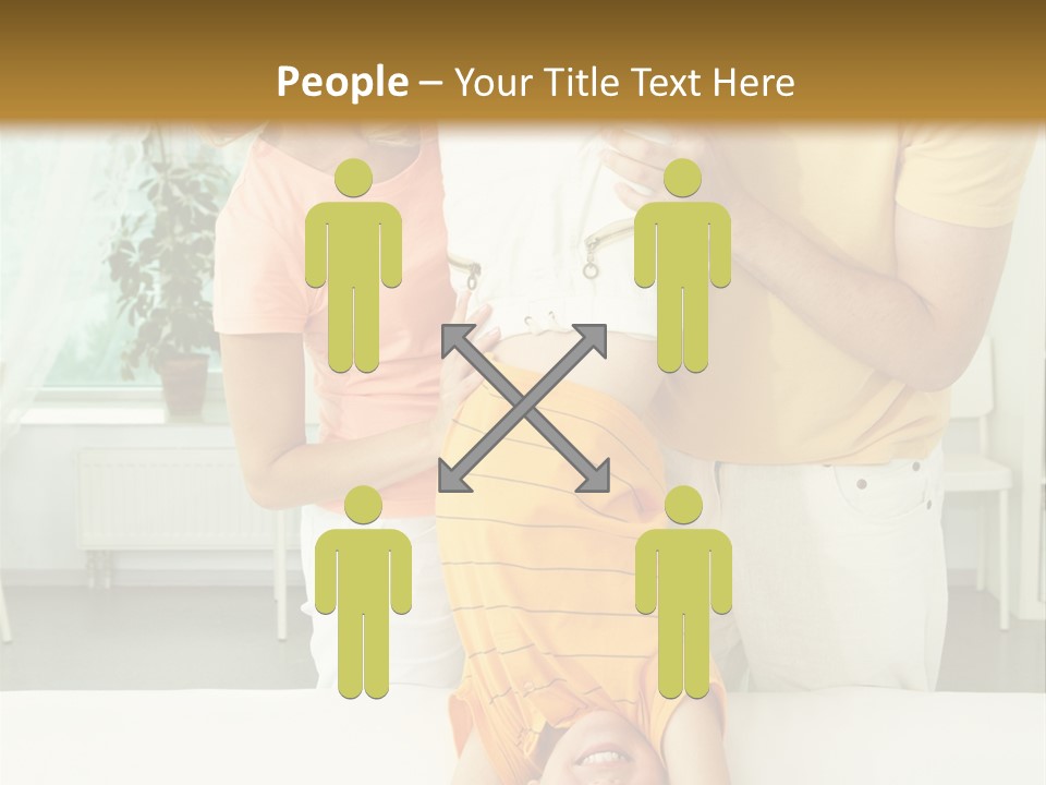 Portrait Indoor Girl PowerPoint Template