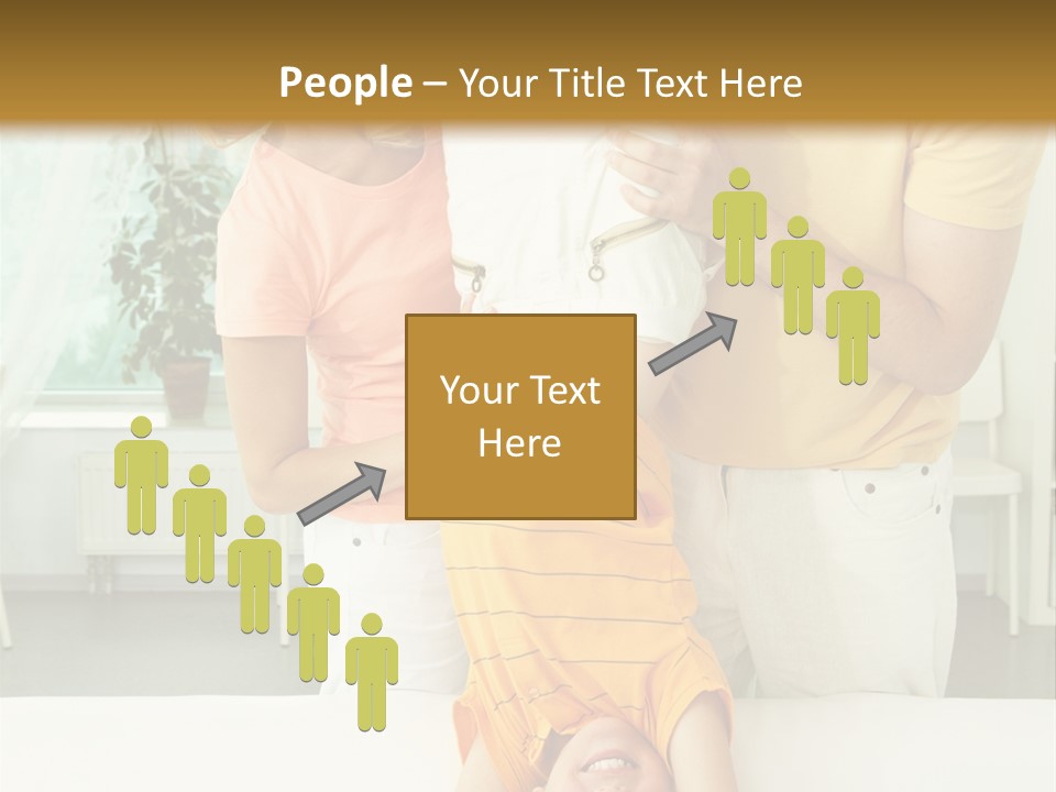 Portrait Indoor Girl PowerPoint Template