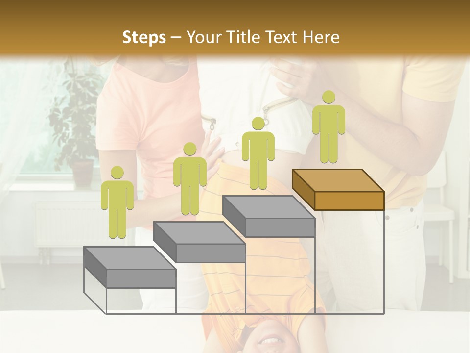 Portrait Indoor Girl PowerPoint Template