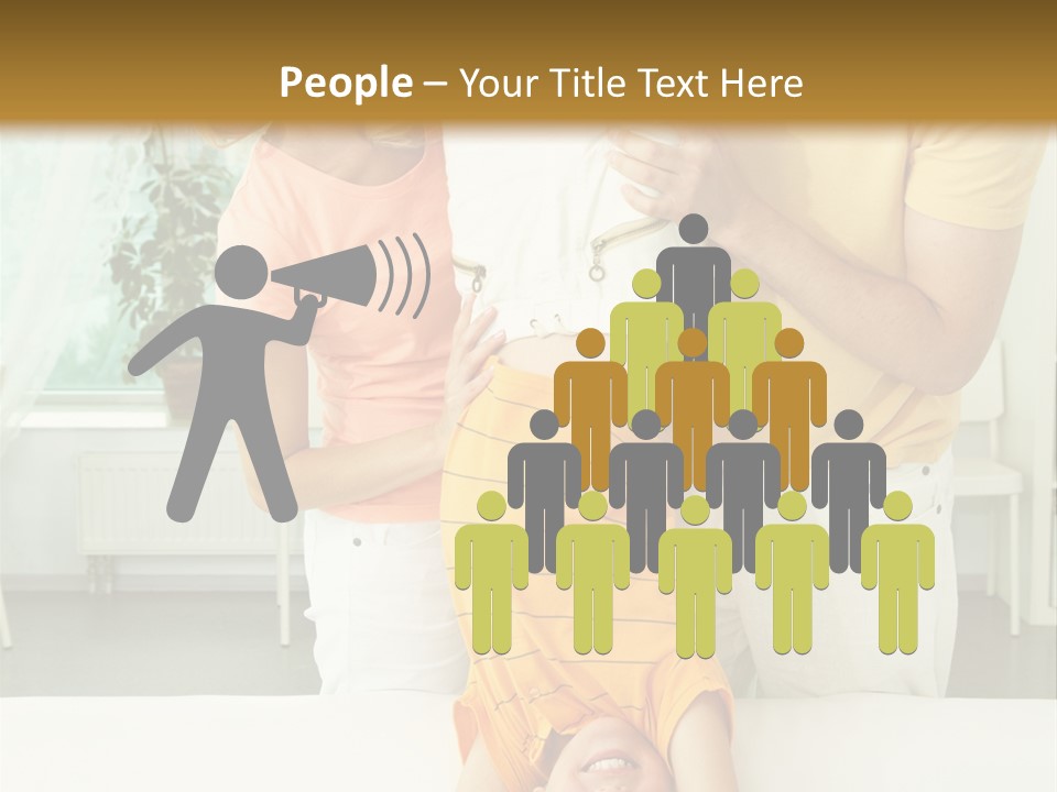 Portrait Indoor Girl PowerPoint Template